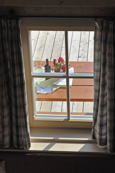 Blick auf die Terrasse